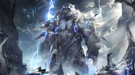 volibear, league of legends, lol, game, art, 4k, HD Wallpaper | Rare ...