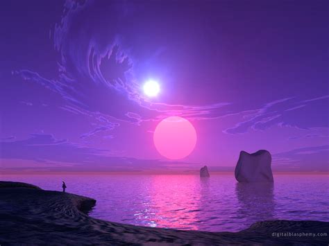 Purple purple sunset