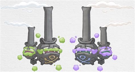 What I hope the Shiny version of Galar form Weezing looks like! : r ...