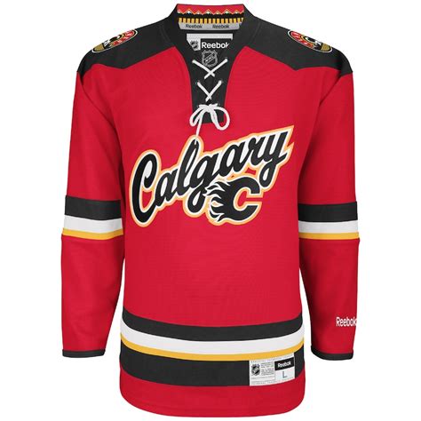 Calgary Flames Reebok Premier Alternate Jersey - Red