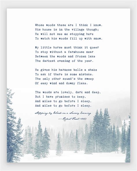 Whose woods these are I think I know... #favoritepoems # ...