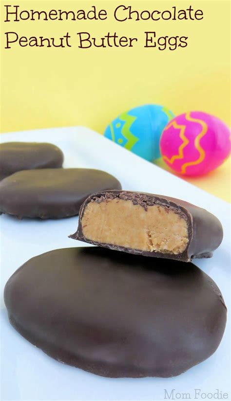 Homemade Chocolate Covered Peanut Butter Eggs Recipe for Easter - Mom ...