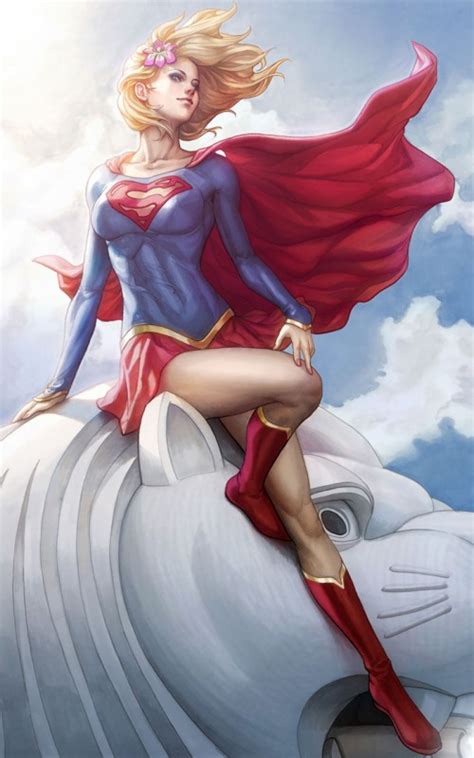 Stanley Artgerm Lau Supergirl Comic Art (#3036971) - HD Wallpaper ...