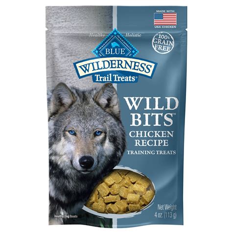 Blue Buffalo Blue Wilderness Trail Treats Chicken Wild Bits Dog Treats ...