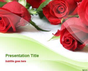 Free Romantic Roses PowerPoint Template