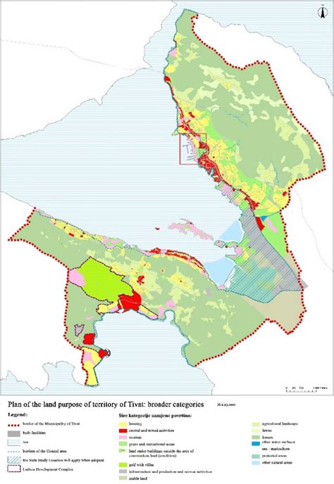 The strategic plan of the municipality of Tivat. The plan of the land ...