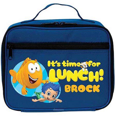 Personalized Bubble Guppies Blue Kids Lunch Box - Walmart.com