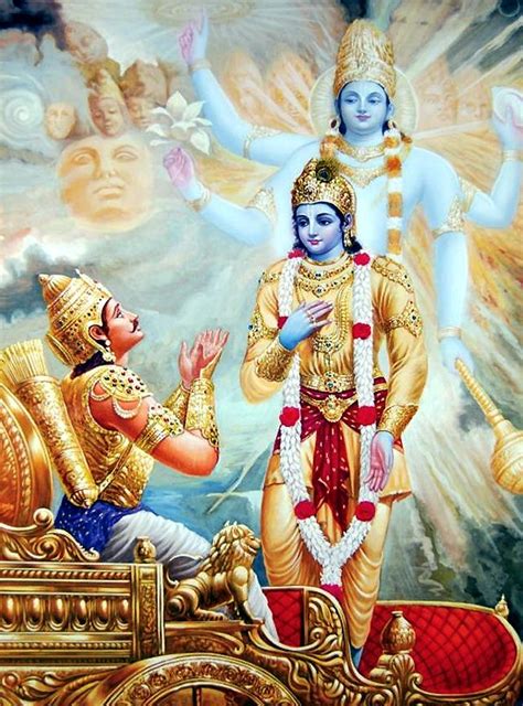 SHRI KRISHNA & ARJUNA | Krishna, Krishna hindu, Krishna radha painting