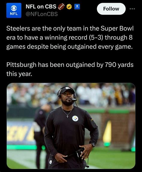 2023 Steelers are the only team in Super Bowl era to have a winning ...