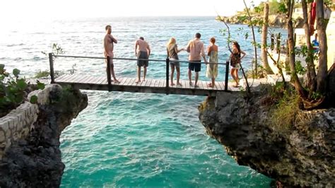 Jamaica - Cliff Jumping at The Rockhouse - Hyler Wedding - YouTube