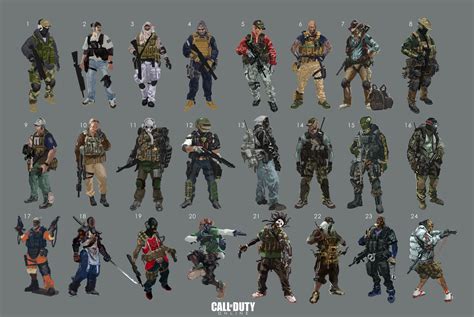 ArtStation - call of duty Online-mercenaries concept