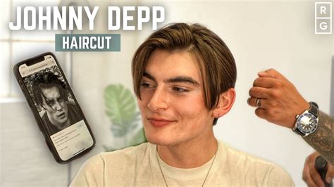 Johnny Depp 90s Inspired Haircut (Young Johnny Depp Hairstyle) - YouTube