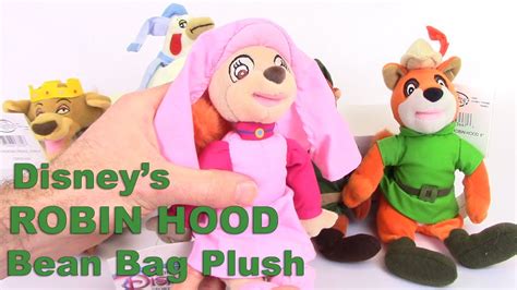 Disney ROBIN HOOD Bean Bags (Set of 5) Stuffed Plush Value Toy Review ...