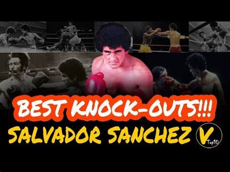 10 Salvador Sanchez Greatest Knockouts | Knockout, Salvador, Greats