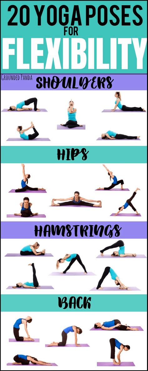 20 Beginner Yoga Poses for Flexibility (+ free printable) | Beginner ...