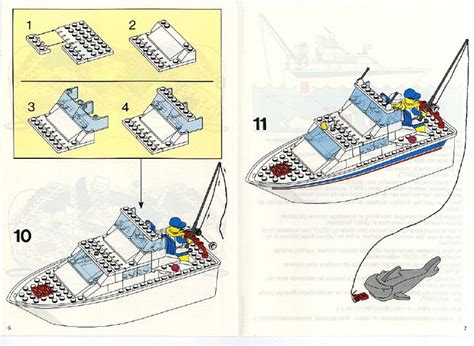 Old LEGO® Instructions | letsbuilditagain.com | Lego, Lego boat, Boat