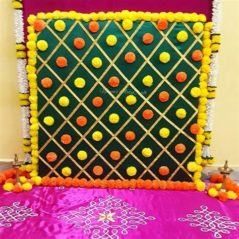 Navratri Decoration Ideas at home. Diwali decoration ideas. Durga puja ...