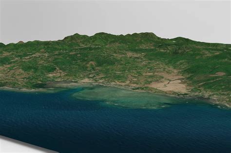 Bawean Island Indonesia - 3D Model by clickshop3d