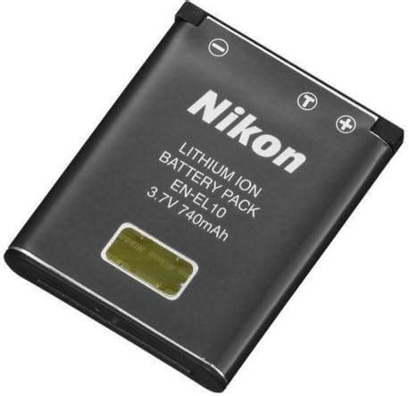 Nikon EN-EL10 Lithium-ion Battery for Nikon Coolpix S80, S5100, S4000 ...