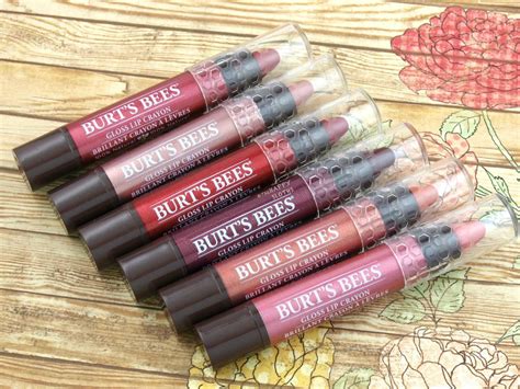 Burt's Bees Gloss Lip Crayon: Review and Swatches | Lip crayons, Burts ...