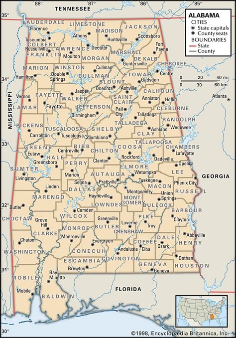 Alabama Map - MAPS