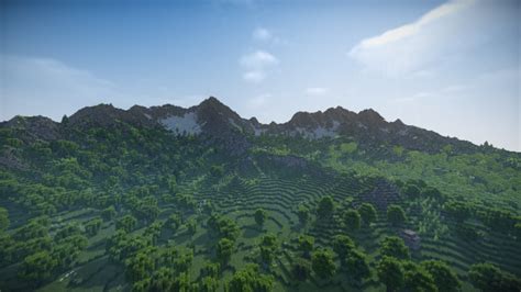 Free Custom Terrain [4K] [World Machine / WorldPainter] Minecraft Map