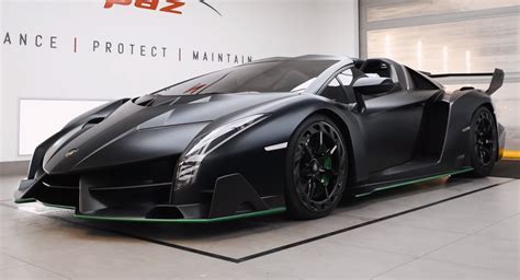 Watch This Amazing Lamborghini Veneno Roadster Get Detailed To ...