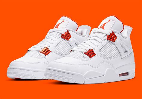 Air Jordan 4 White Metallic Orange CT8527-118 | SneakerNews.com