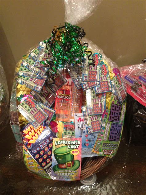 Lottery basket | Baskets of cheer | Pinterest | Gift, Basket ideas and ...