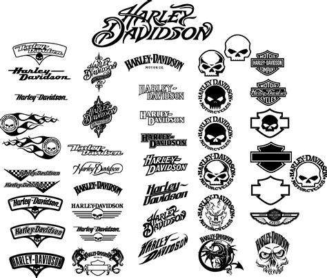 Lovely Pictures Of Harley Davidson Symbols | Harley davidson decals ...