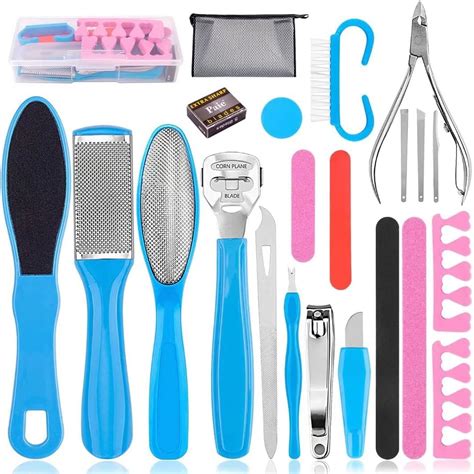 Professional Pedicure Tools Set 14 in 1, Inpher Stainless Steel Foot ...