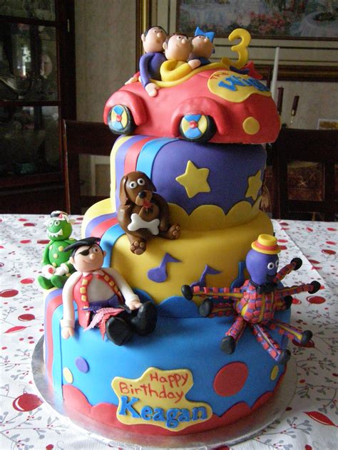 Wiggles Birthday cake - this one is awesome :) Wiggles Cake, Wiggles ...