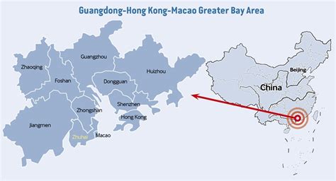 Guangdong Hong Kong Macao Greater Bay Area Map