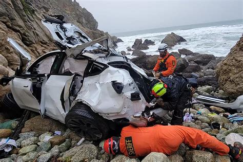 Father Deliberately Drove Car Off Cliff, Authorities Say After Dramatic ...