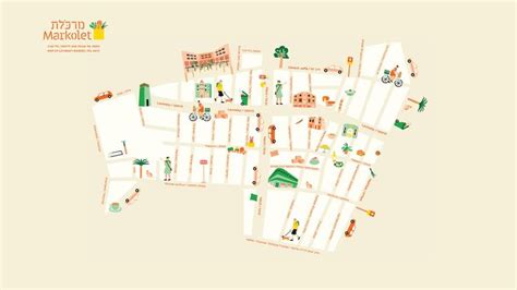 A Guide to Tel Aviv's Top Neighborhoods | Illustrated map, The ...