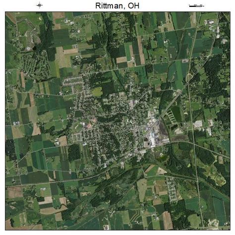 Aerial Photography Map of Rittman, OH Ohio