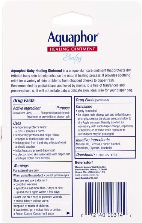 2 Pack Aquaphor Healing Ointment Baby Advanced Therapy | Property Room