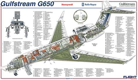 GulfstreamG650 | Gulfstream g650, Gulfstream, Cutaway