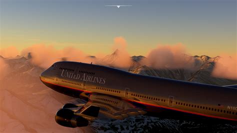 Boeing 747-400 United Airlines for Microsoft Flight Simulator | MSFS