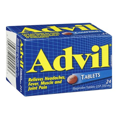 Advil - Easy to Swallow Regular Strength Ibuprofen Tablets Stong's Market