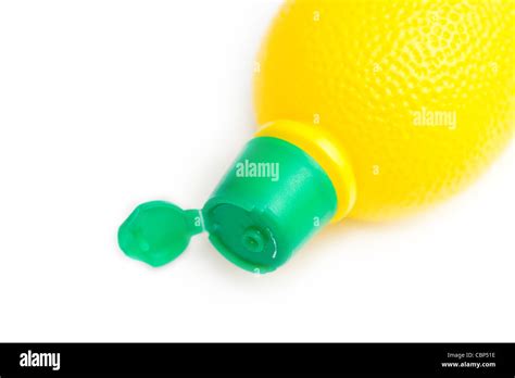 Lemon juice bottle Stock Photo - Alamy