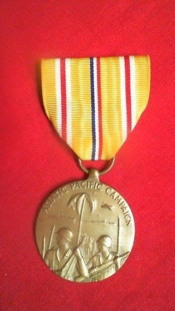 WW II ASIATIC PACIFIC CAMPAIGN MEDAL WITH RIBBON 1941-1945 DV9 | Medals ...