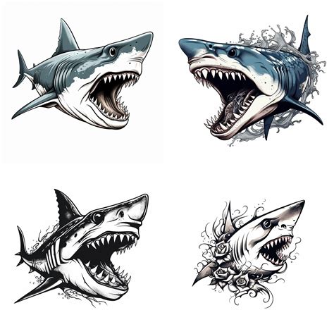 Shark Tattoo Designs & Meaning - The Bridge Tattoo Designs