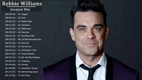 Robbie Williams Greatest Hits ♫ Robbie Williams Best Songs ♫ Robbie ...