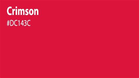 All about the color Crimson | Hex Code, Meaning, symbolism, History ...