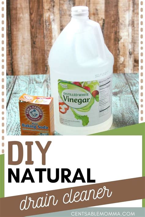 DIY Natural Drain Cleaner | Natural drain cleaner, Diy natural products ...