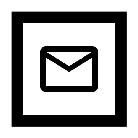 Email Square Vector SVG Icon - SVG Repo