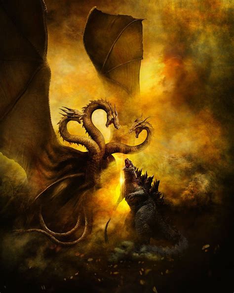 King Ghidorah Poster