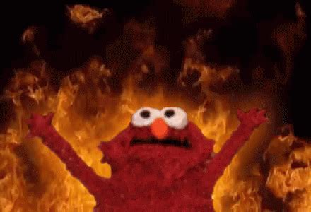 Burn Elmo GIF - Burn Elmo Pyro - Descubrir y compartir GIFs