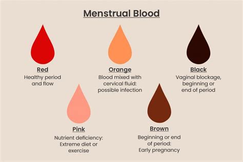 Colours of Period Blood - What it Says About Your Health